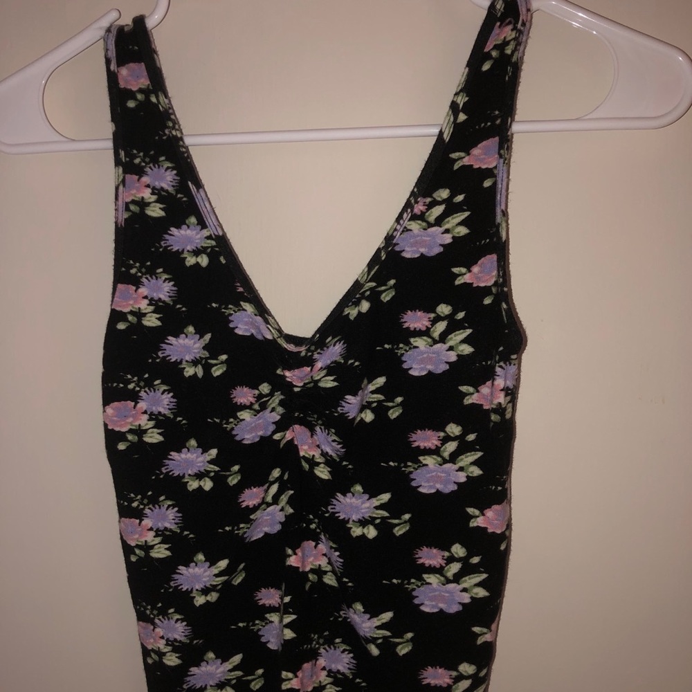 make offers :) floral cropped cinched tank